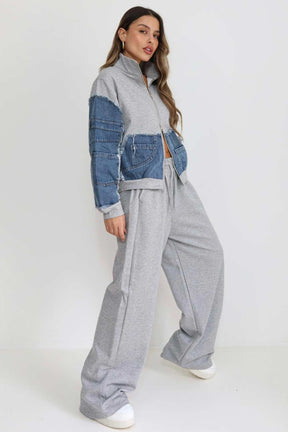 חליפת פרנץ' טרי שילוב ג'ינס דורות'י