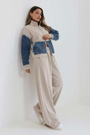 חליפת פרנץ' טרי שילוב ג'ינס דורות'י