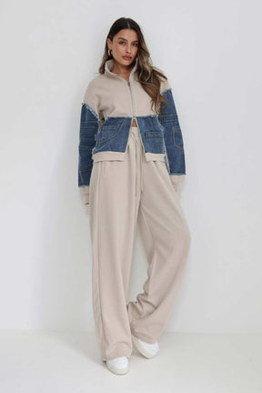 חליפת פרנץ' טרי שילוב ג'ינס דורות'י