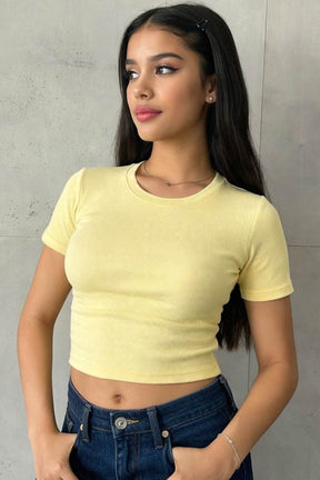 חולצת ריב קרופ ליליאן