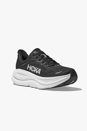 נעלי ספורט Hoka Bondi 9 Wide בצבע שחור-לבן לגברים