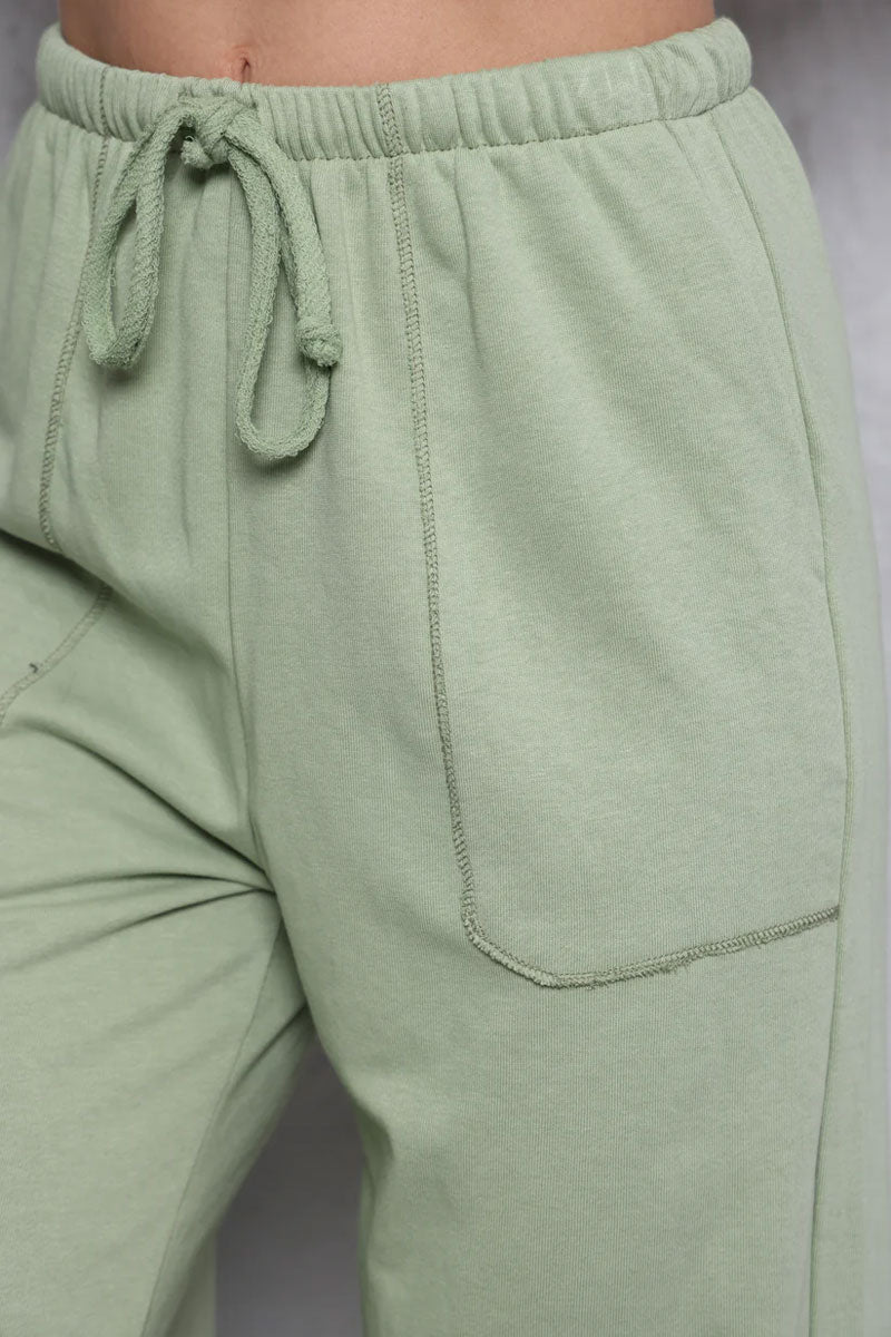 חליפת פרנץ' טרי Evelin בצבע ירוק מנטה לנשים-Cicilya-1-נאקו