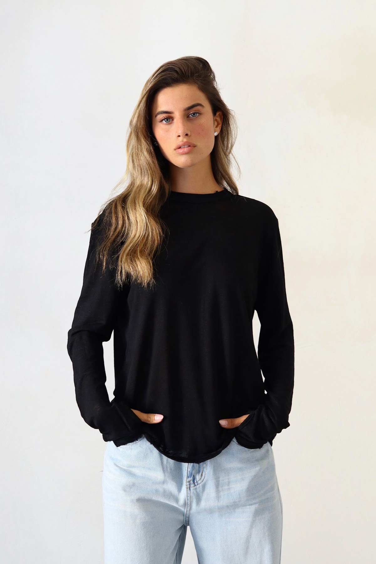 חולצת פשתן סנדרה