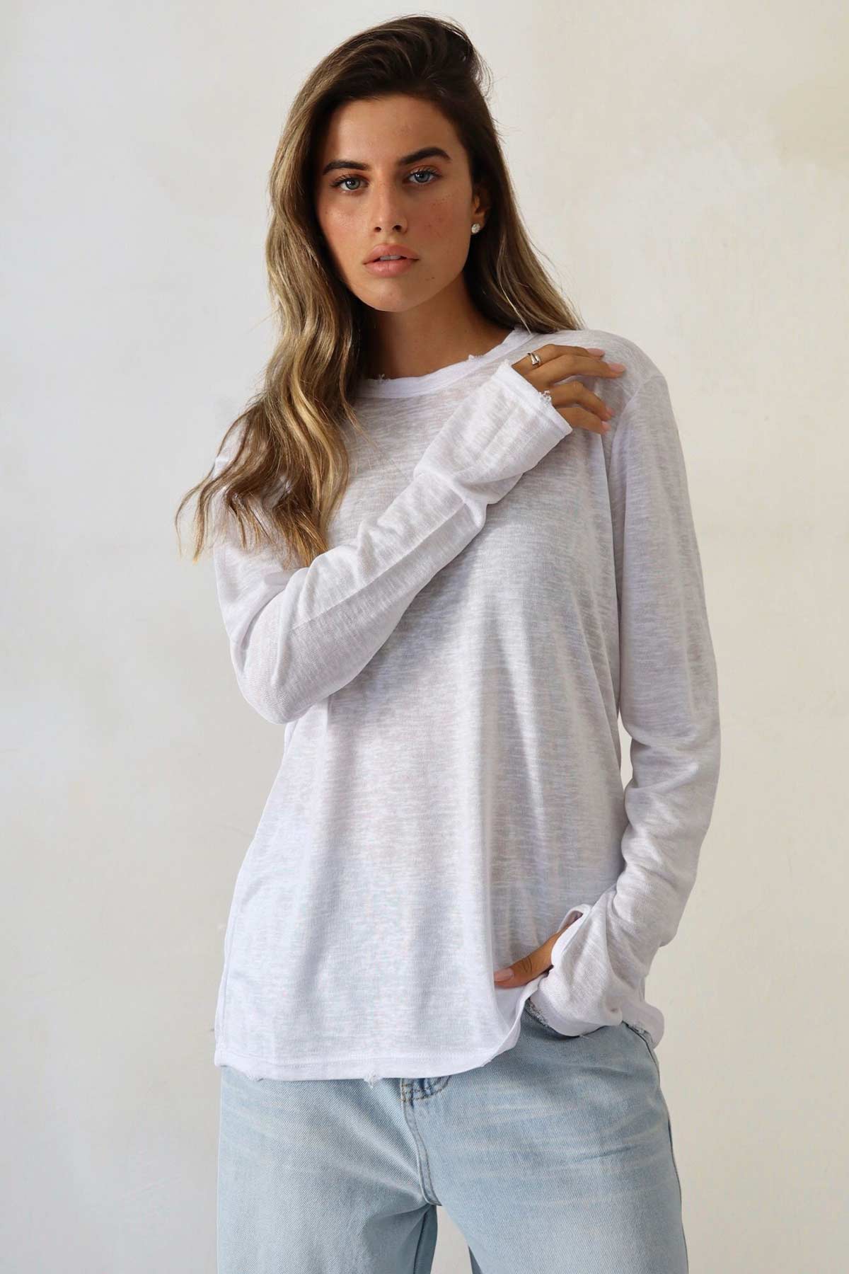 חולצת פשתן סנדרה