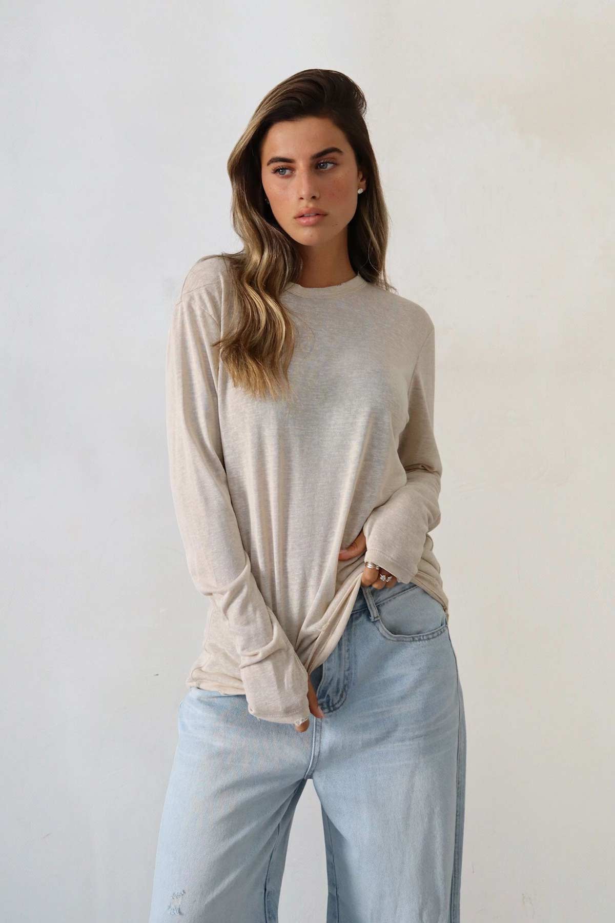 חולצת פשתן סנדרה