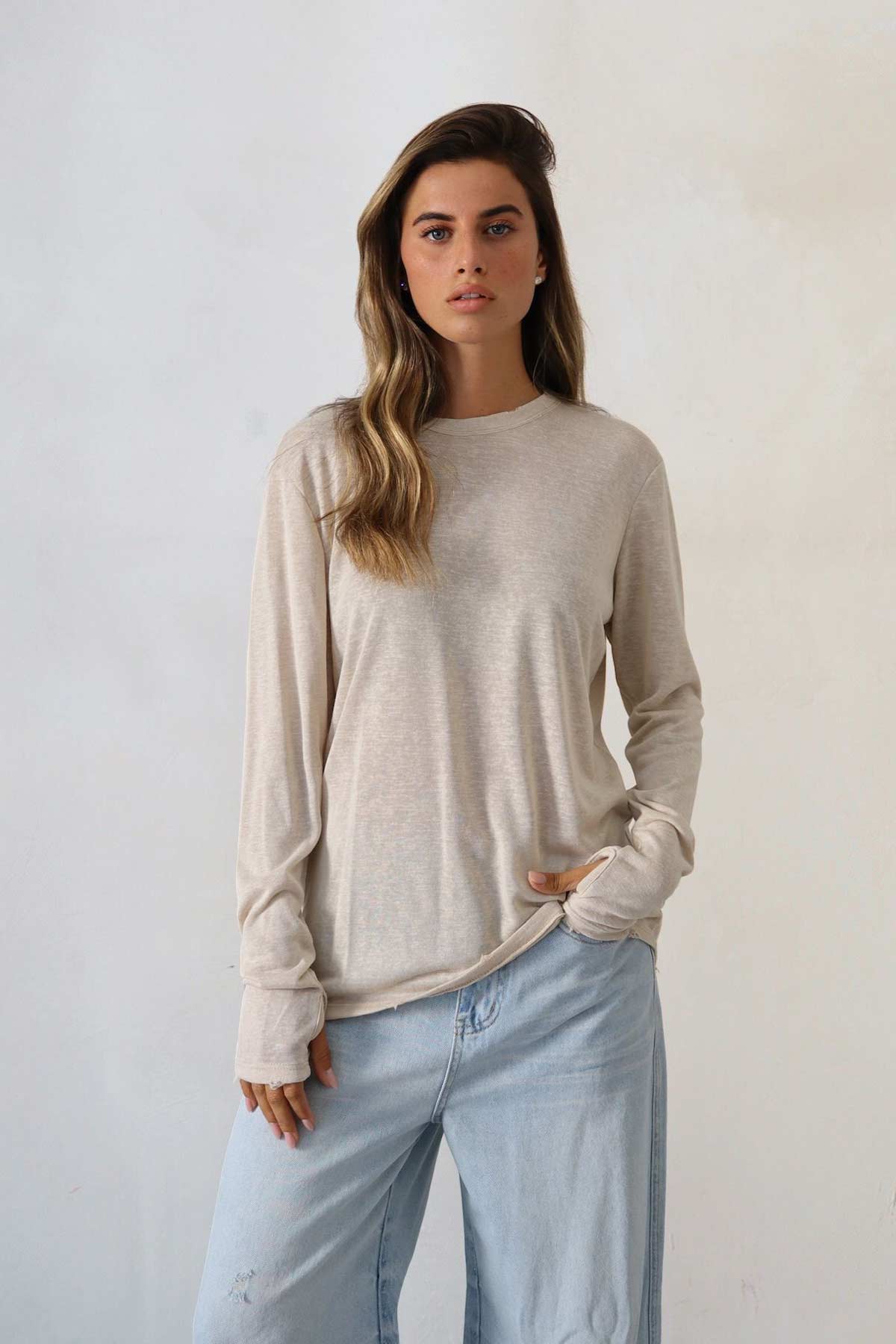 חולצת פשתן סנדרה