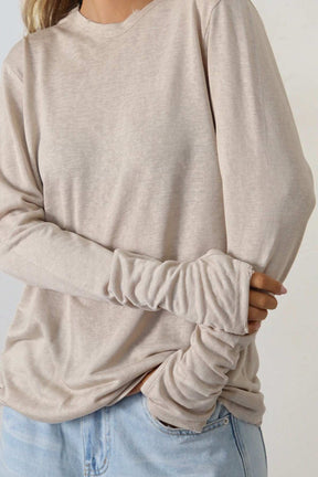 חולצת פשתן סנדרה