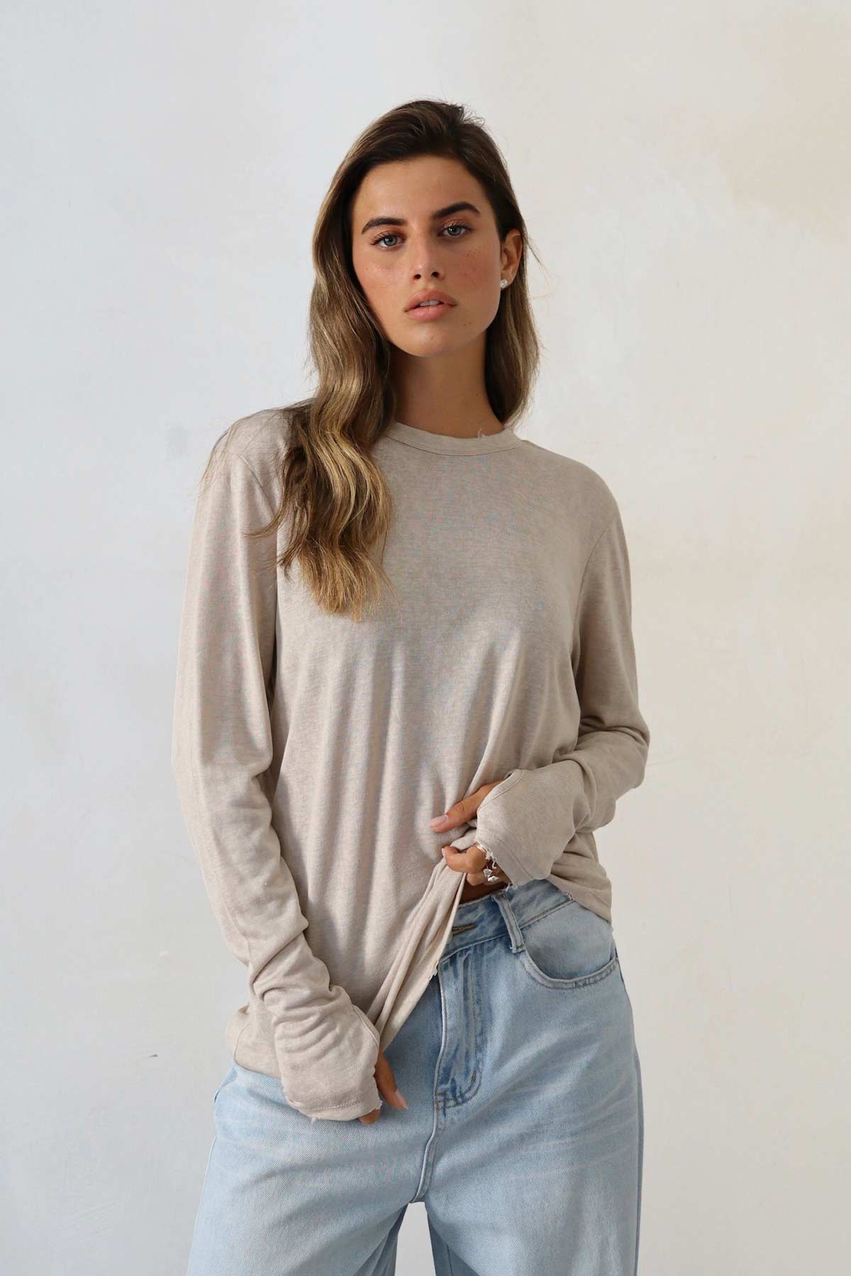 חולצת פשתן סנדרה