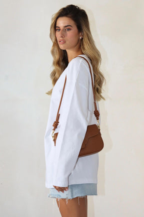 חולצת אוברסייז ארוכה ניס