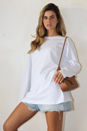 חולצת אוברסייז ארוכה ניס