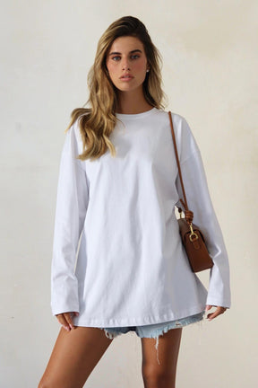 חולצת אוברסייז ארוכה ניס