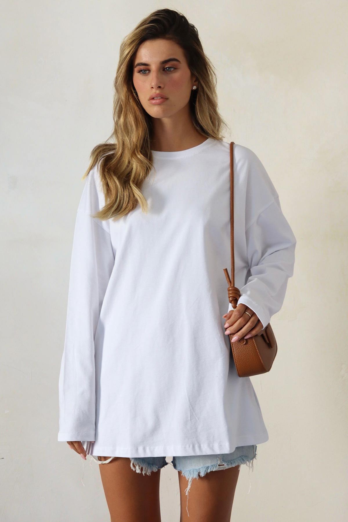 חולצת אוברסייז ארוכה ניס