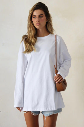 חולצת אוברסייז ארוכה ניס
