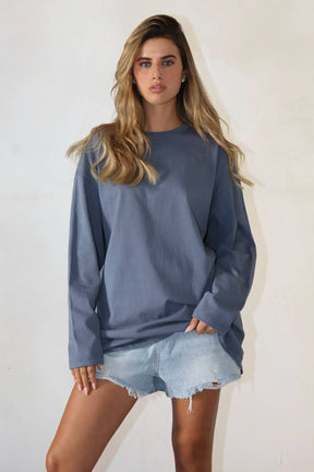 חולצת אוברסייז ארוכה ניס