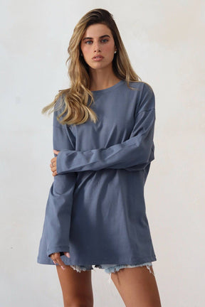 חולצת אוברסייז ארוכה ניס