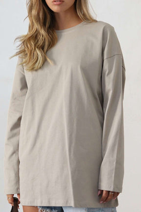 חולצת אוברסייז ארוכה ניס