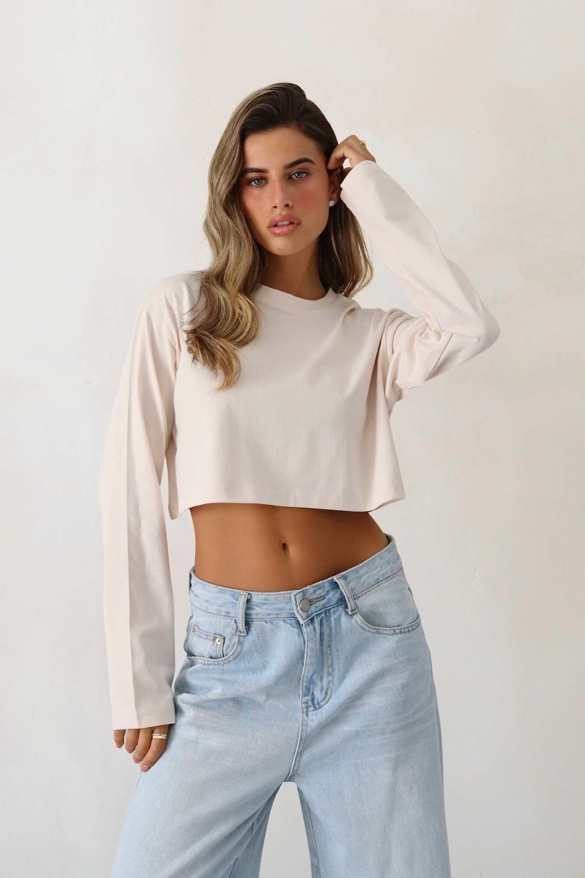 חולצת קרופ מריה