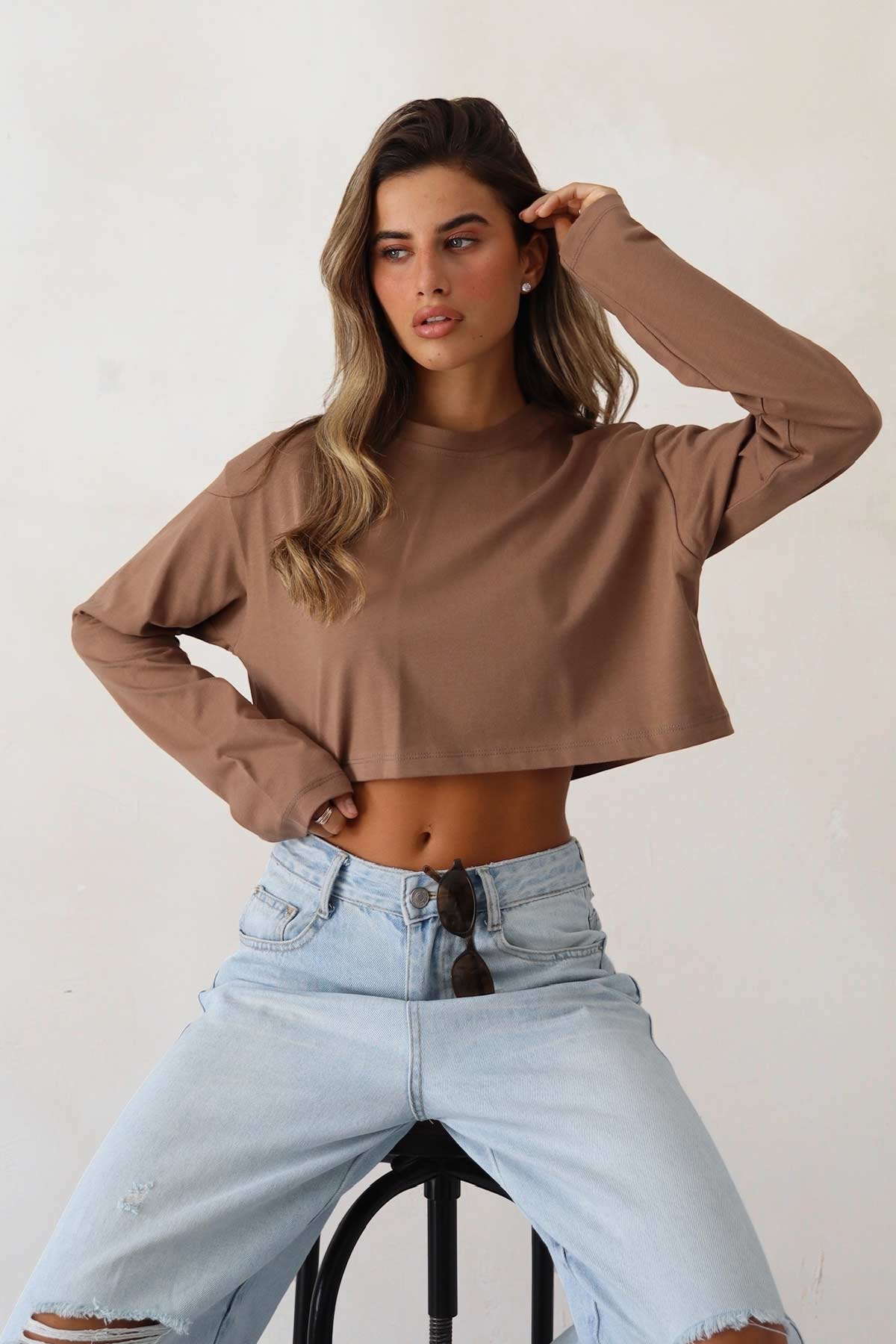 חולצת קרופ מריה