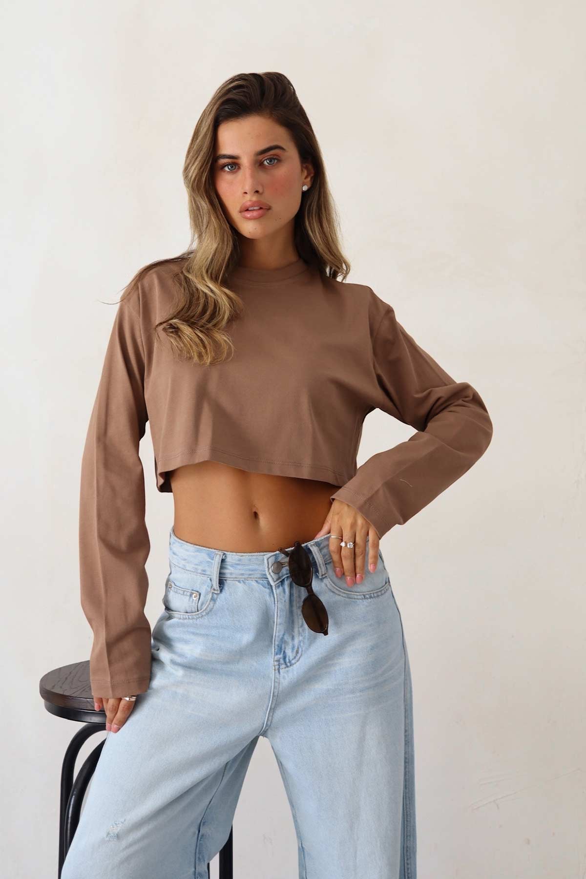 חולצת קרופ מריה