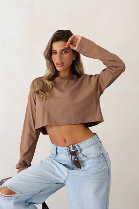 חולצת קרופ מריה