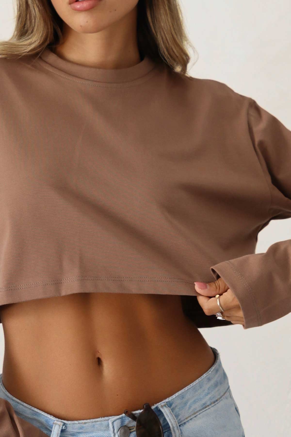 חולצת קרופ מריה