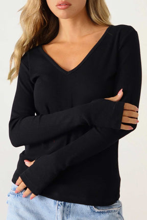 חולצת טישירט וי לורה