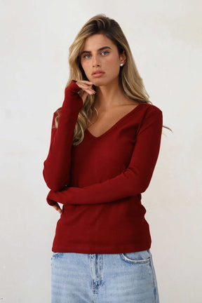 חולצת טישירט וי לורה