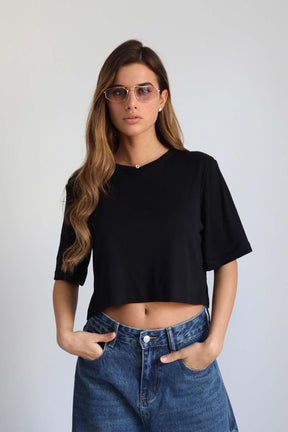 חולצת קרופ בירי