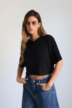 חולצת קרופ בירי