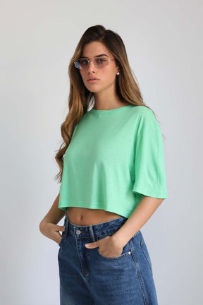 חולצת קרופ בירי