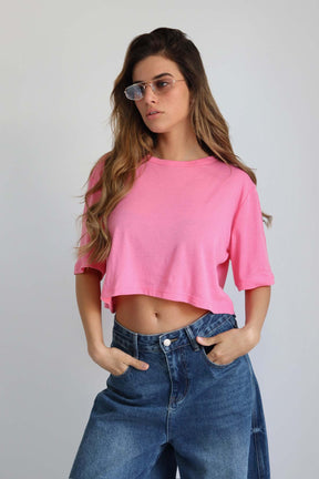 חולצת קרופ בירי