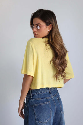 חולצת קרופ בירי