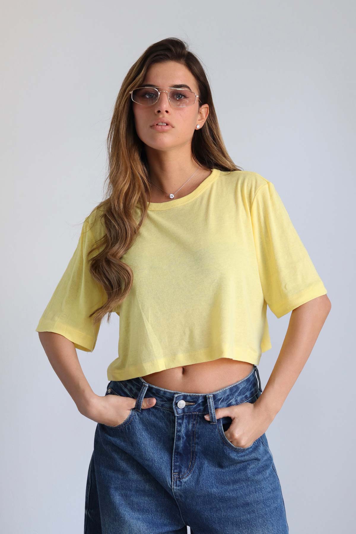 חולצת קרופ בירי