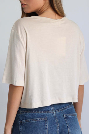 חולצת קרופ בירי