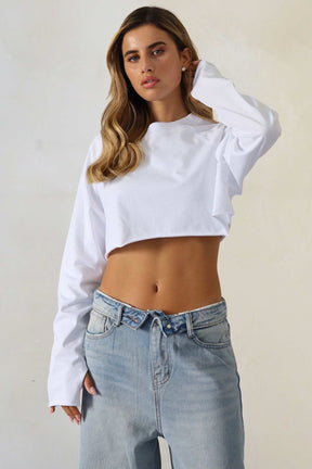 חולצת קרופ גזור חואניטה