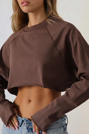 חולצת קרופ גזור חואניטה