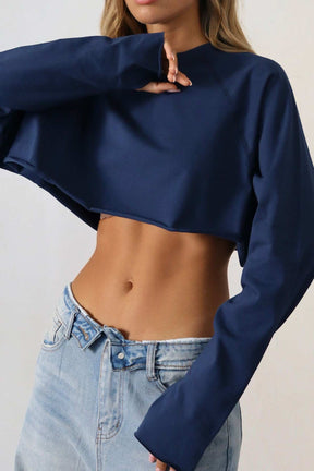 חולצת קרופ גזור חואניטה