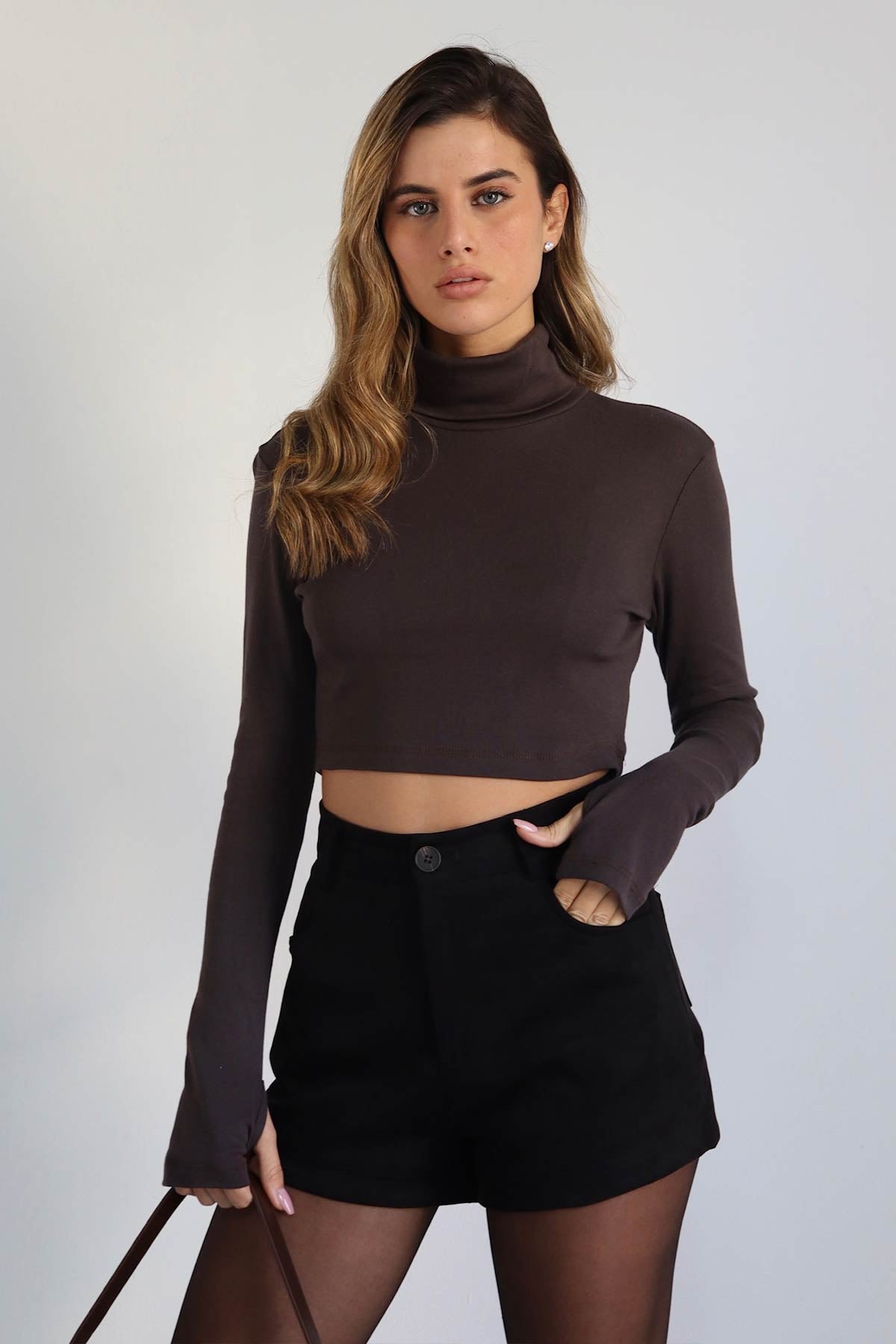 חולצת קרופ גולף מייסי