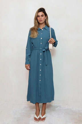 שמלת פשתן ג'אם