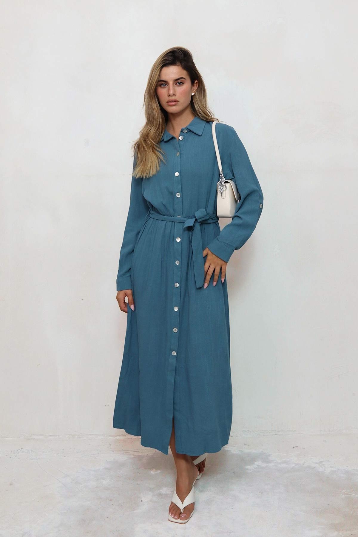 שמלת פשתן ג'אם