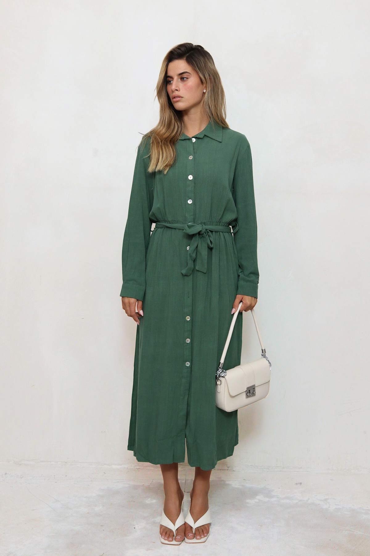 שמלת פשתן ג'אם