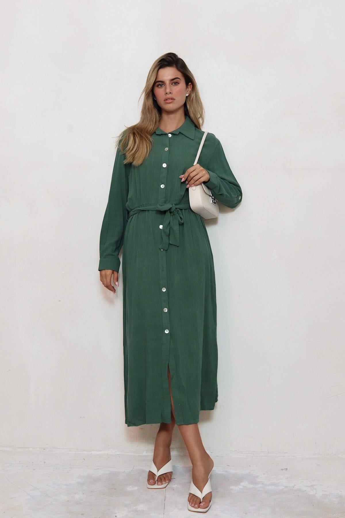 שמלת פשתן ג'אם