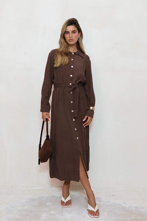 שמלת פשתן ג'אם