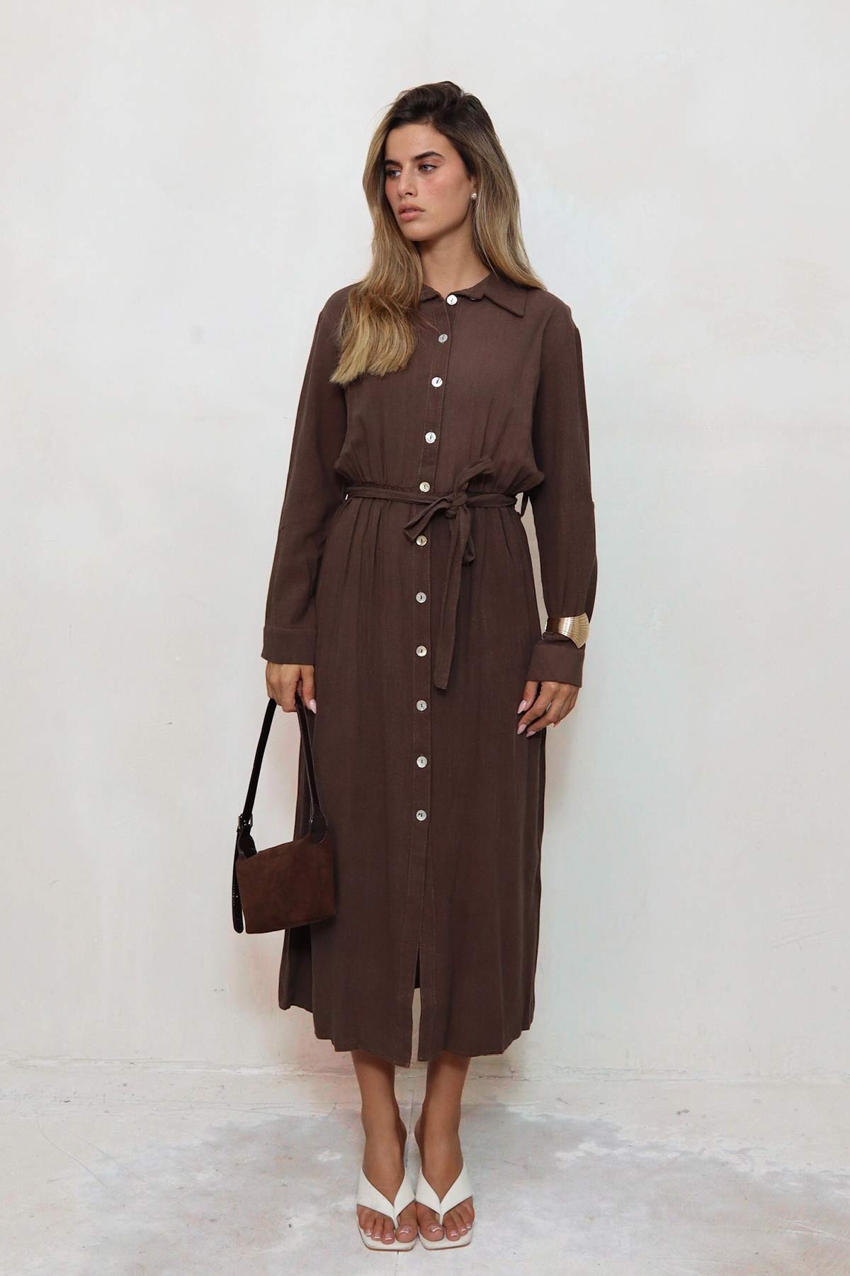 שמלת פשתן ג'אם