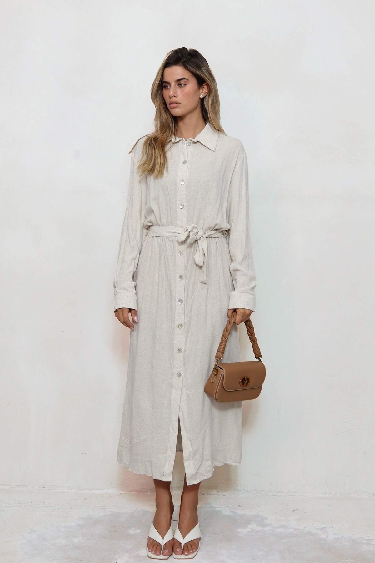 שמלת פשתן ג'אם