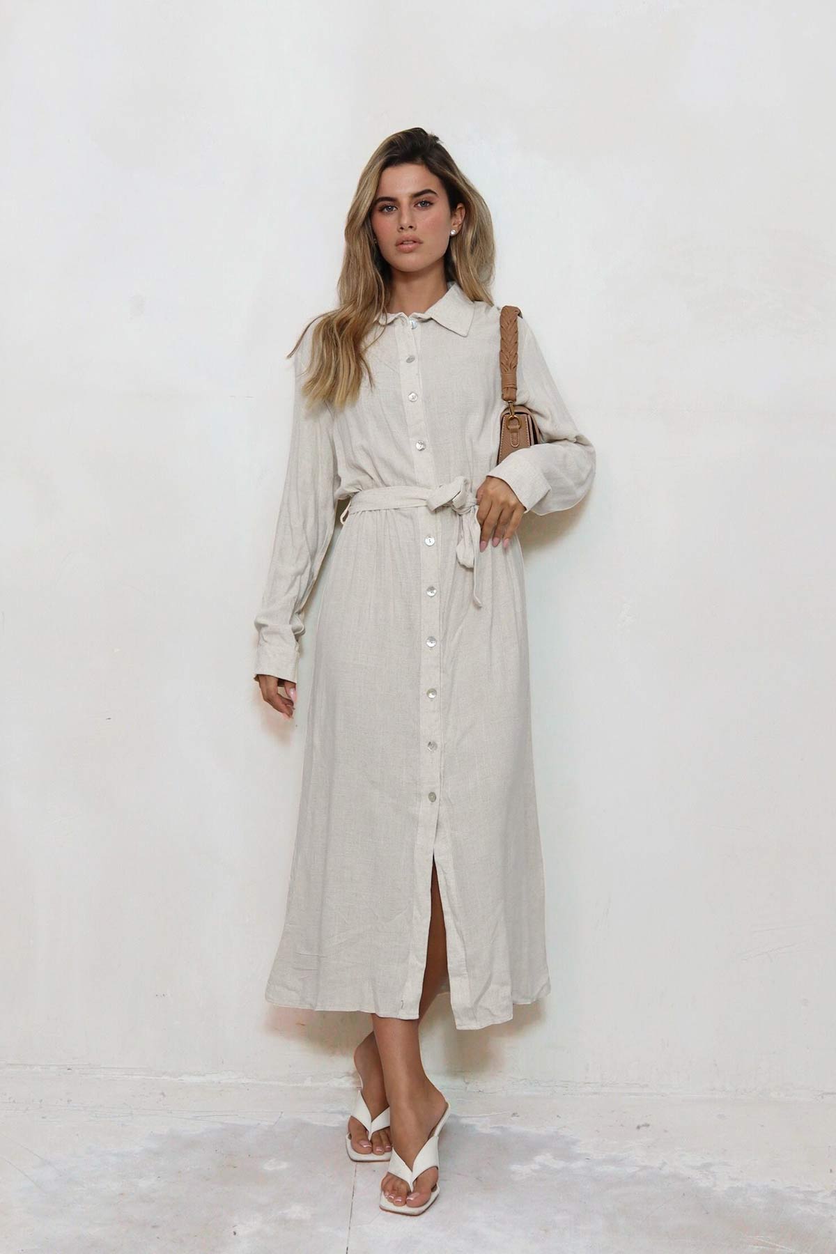 שמלת פשתן ג'אם