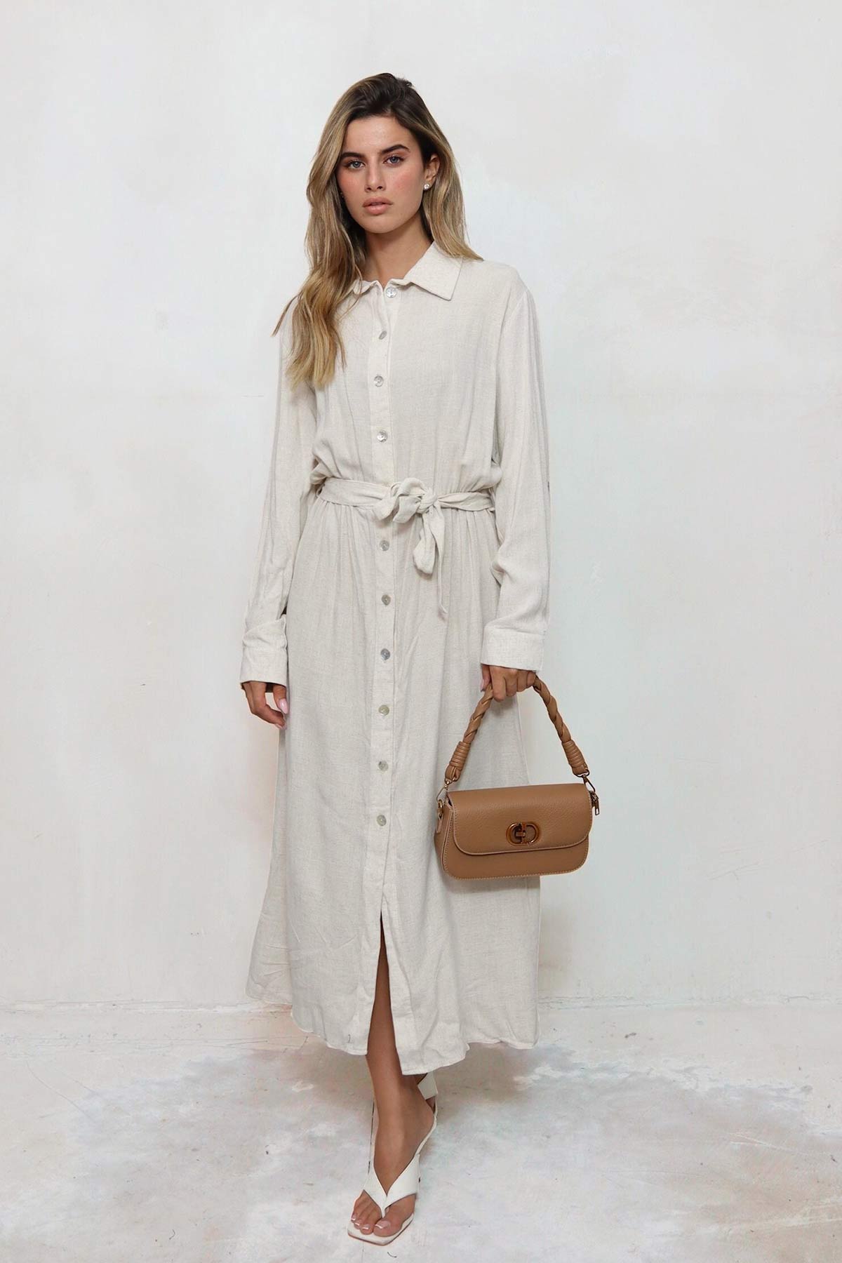 שמלת פשתן ג'אם