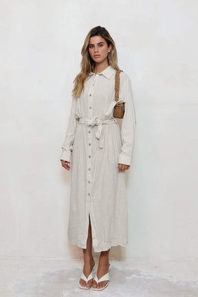 שמלת פשתן ג'אם