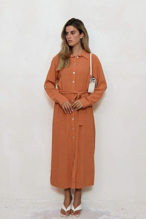 שמלת פשתן ג'אם