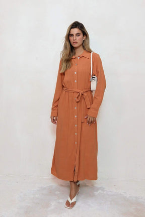 שמלת פשתן ג'אם